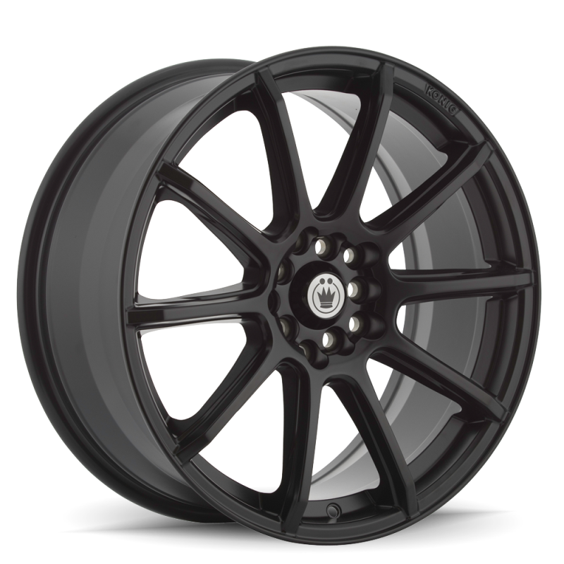 Konig Control 15x6.5 5x110 / 5x115ET40 Matte Black - Mammoth Racing -
