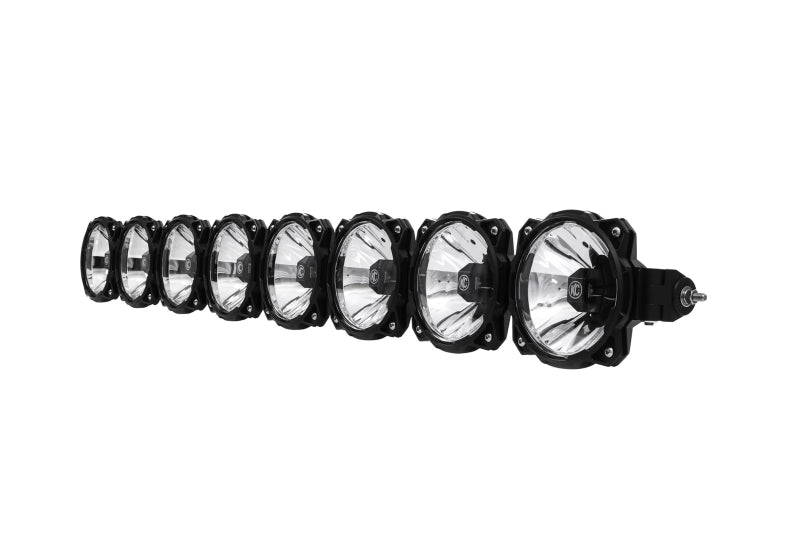 KC HiLiTES Universal 50in. Pro6 Gravity LED 8-Light 160w Combo Beam Light Bar (No Mount) - Mammoth Racing -