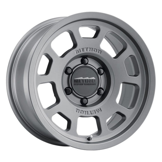 Method Mr705 17x8.5 0mm Offset 6x5.5 106.25mm CB Titanium Wheel - Mammoth Racing -