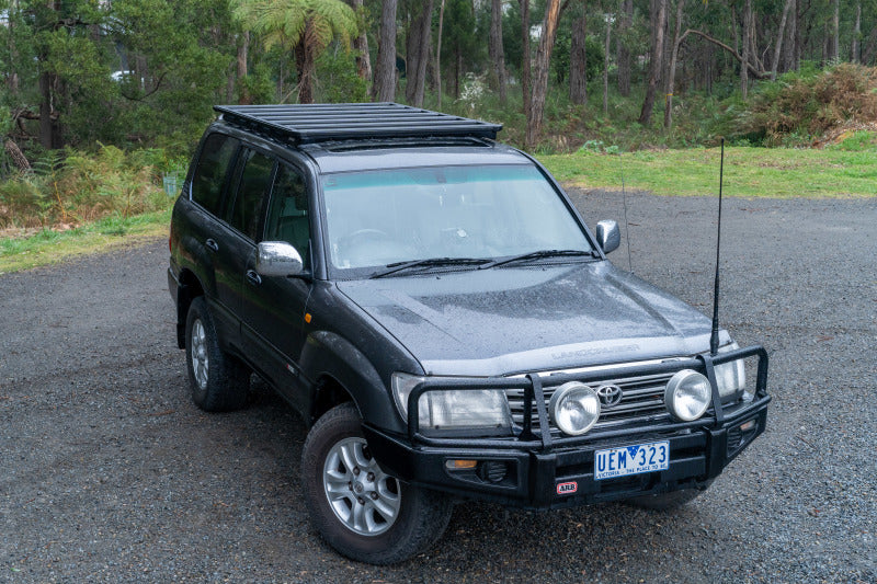 ARB Roof Rack Base with Mount Kit - Flat Rack with Wind Deflector - Mammoth Racing -