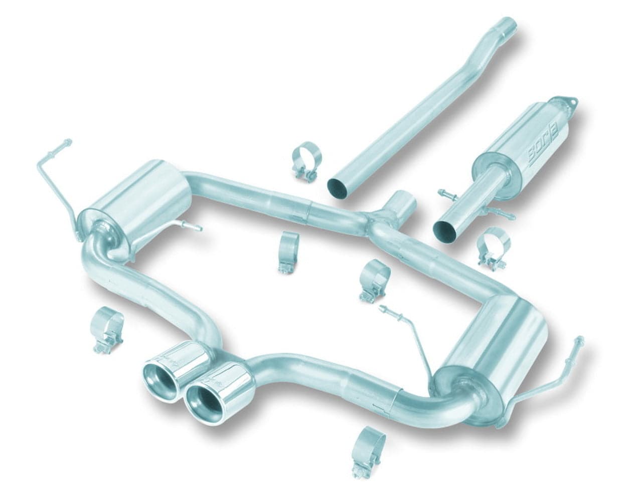 Borla 04-06 Mini Cooper S (Incl. Convertible) Aggressive Cat-back - Mammoth Racing -