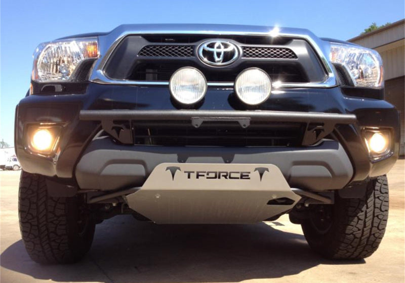 N-Fab Light Bar 12-15 Toyota Tacoma - Gloss Black - Light Tabs w/o License Plate Tabs - Mammoth Racing -