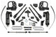 Fabtech 08-10 Ford F250 4WD w/o Factory Overload 8in 4Link Sys w/Dlss 4.0 C/O & Rr Dlss - Mammoth Racing -