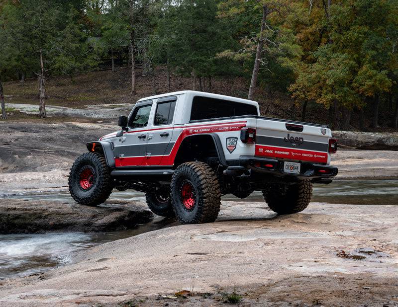 Bushwacker 2020 Jeep Gladiator Launch Edition Flat Style Flares 4pc - Black - Mammoth Racing -