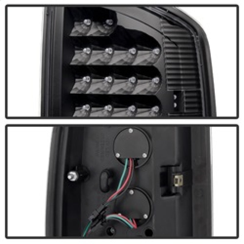 Xtune Dodge Ram 02-06 1500 / Ram 2500/3500 03-06 LED Tail Light Black ALT-JH-DR02-LED-BK - Mammoth Racing -
