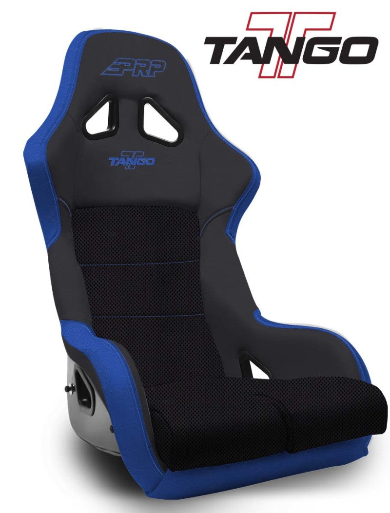 PRP Tango Composite Seat- Black/Blue - Mammoth Racing -