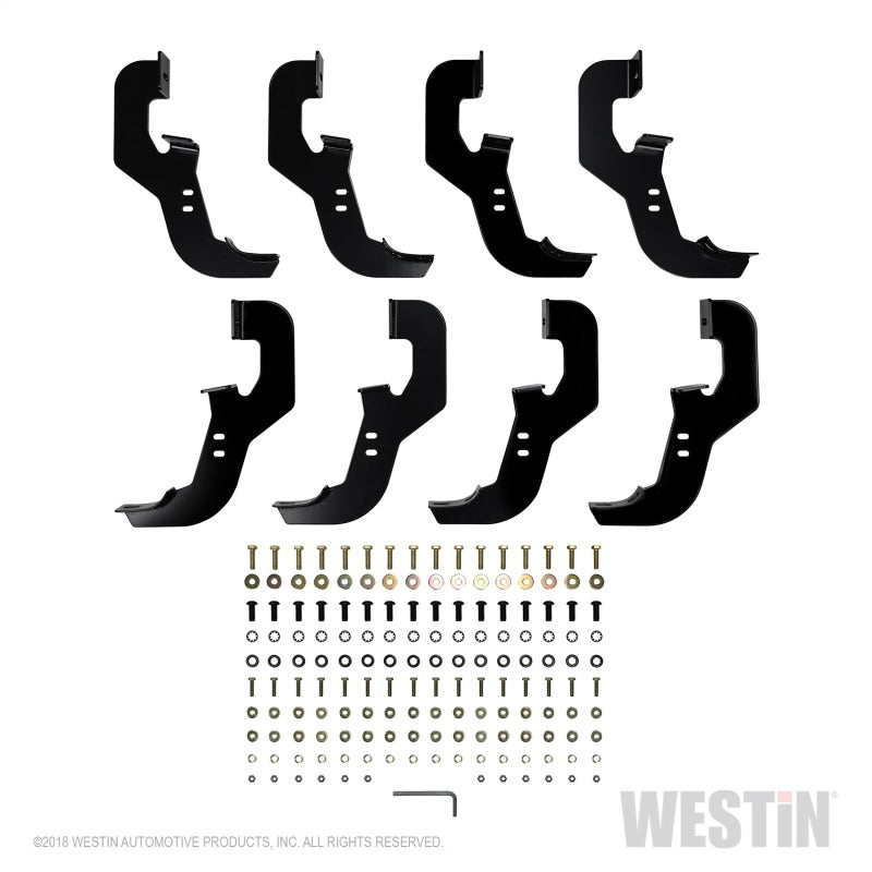 Westin 2019 Chevrolet Silverado/Sierra 1500 CC (5.5ft) PRO TRAXX 5 WTW Oval Nerf Step Bars - SS - Mammoth Racing -
