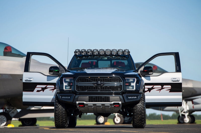 KC HiLiTES 17-18 Ford Raptor 57in. Pro6 Gravity LED 9-Light 180w Combo Beam Overhead Light Bar Sys - Mammoth Racing -