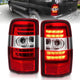 ANZO 2000-2006 Chevrolet Tahoe LED Tail Lights w/ Red Lens Chrome Housing - Mammoth Racing -