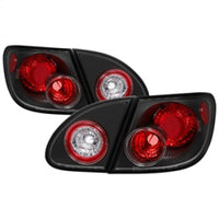 Spyder Toyota Corolla 03-08 Euro Style Tail Lights Black ALT-YD-TC03-BK - Mammoth Racing -