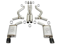 aFe 20-22 Audi RS6 Avant V8 4L (tt) MACH Force-Xp 3in to 2.5in 304 SS Cat-Back Exhaust w/ Black Tip - Mammoth Racing -