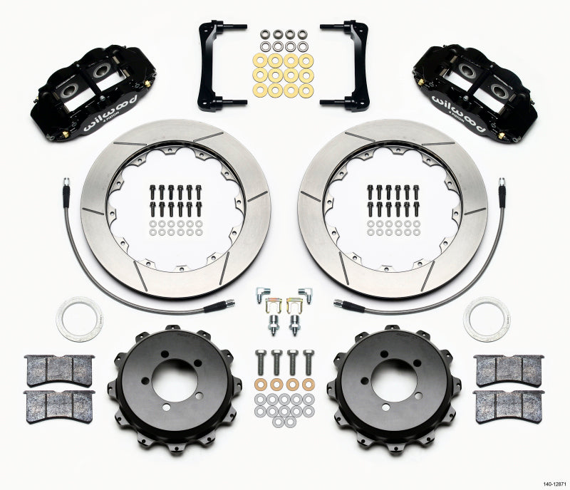 Wilwood Narrow Superlite 4R Rear Kit 12.88in 2012-Up Toyota / Scion FRS w/Lines - Mammoth Racing -