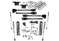 Superlift 08-10 Ford F-250 SuperDuty 4WD Diesel 4in Lift Kit w/ A 4 Link Conversion/Fox 2.0 Shocks - Mammoth Racing -