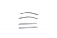 AVS 15-18 Chevy Silverado 1500 Crew Cab Low Profile Color Match Ventvisors 4pc - Silver Ice Metallic - Mammoth Racing -