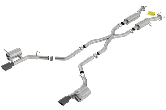 Borla 18-20 Dodge Durango SRT 6.2L V8 2.75in ATAK SS Catback Exhaust w/ BLK Chrome Tips - My Store