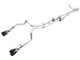AWE Tuning 22-23 GMC Sierra 1500 AT4X 6.2L 0FG Catback Split Dual (Flat Bumper) - Diamond Black Tips - Mammoth Racing -