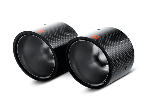 Akrapovic 07-14 MINI Cooper S (R56) / Cooper S Cabrio (R57) Tail Pipe Set (Carbon)