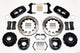 Wilwood Aero4 Rear P-Brake Kit 14.00in Drilled Mopar/Dana 2.36in Off w/Snap Ring Brng - Mammoth Racing -