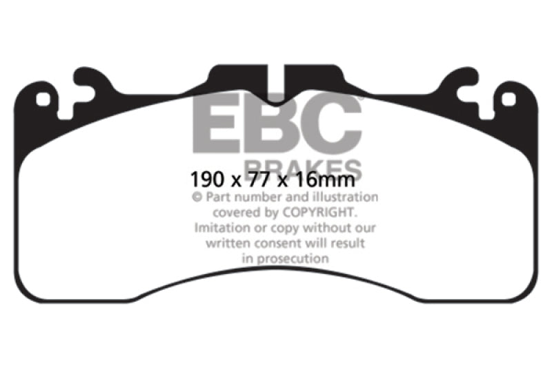 EBC 09+ Lexus LS460 4.6 Sport Redstuff Front Brake Pads - My Store