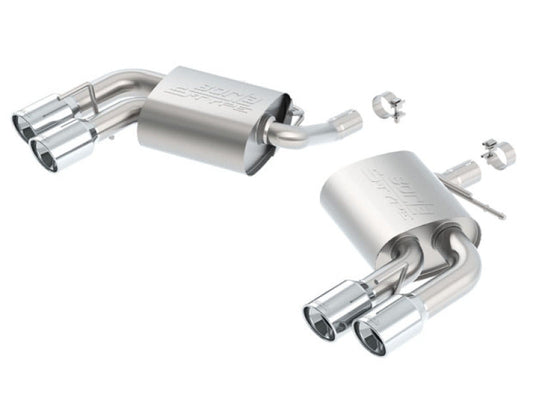Borla 2016 Chevy Camaro V6 AT/MT S-Type Rear Section Exhaust w/o Dual Mode Valves - My Store