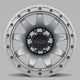 Method Mr317 17x8.5 0mm Offset 8x6.5 130.81mm CB Matte Titanium Wheel - Mammoth Racing -