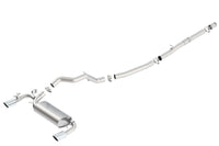 Borla 16-17 Ford Focus RS 2.3L MT Round Angle-Cut Tips Split Rear Exit ATAK Catback Exhaust - My Store