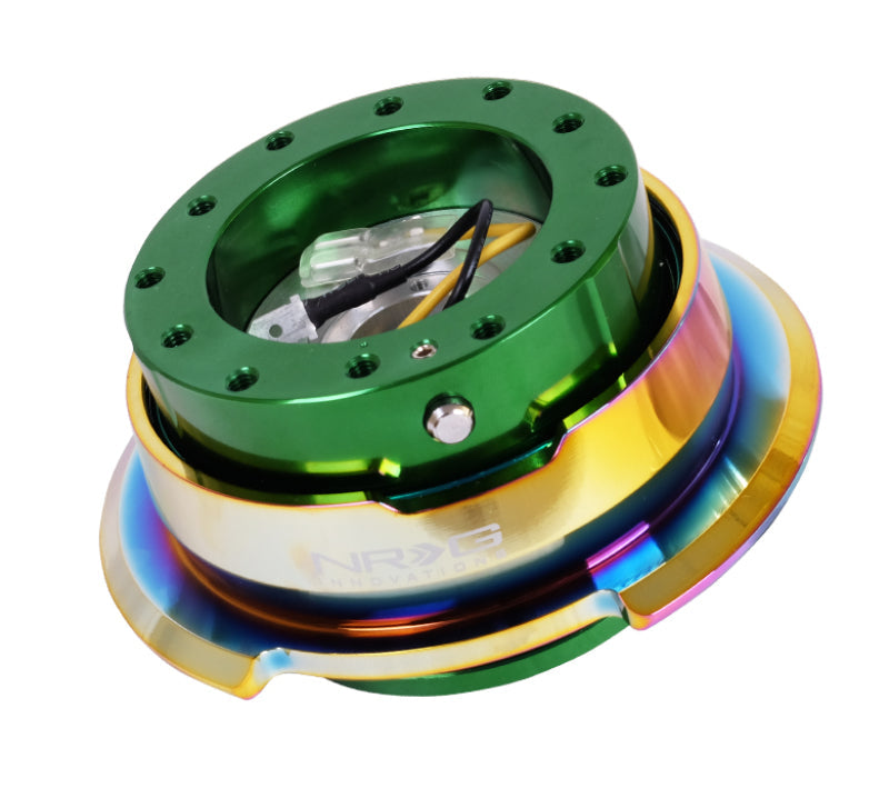 NRG Quick Release Gen 2.8 - Green Body / Neochrome Ring - My Store