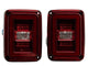Raxiom 07-18 Jeep Wrangler JK JL Style LED Tail Lights- Black Housing - Red Lens - Mammoth Racing -