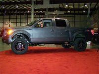 N-Fab Nerf Step 09-14 Ford F-150/Raptor/Lobo SuperCrew 5.5ft Bed - Gloss Black - W2W - 3in - Mammoth Racing -