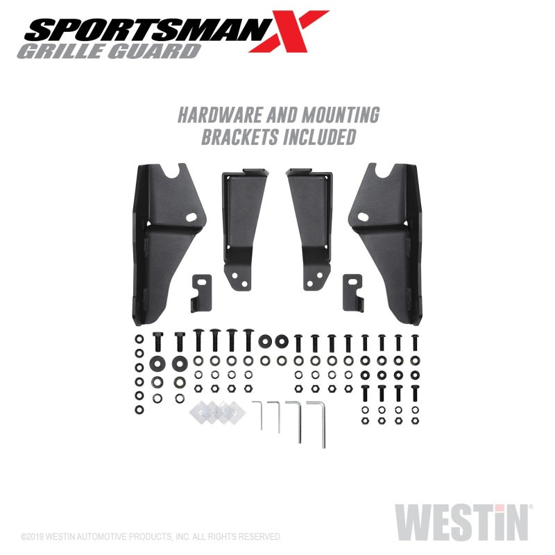 Westin 19-21 Ram 1500 Sportsman X Grille Guard - Textured Black (Excluding Classic & Rebel) - Mammoth Racing -