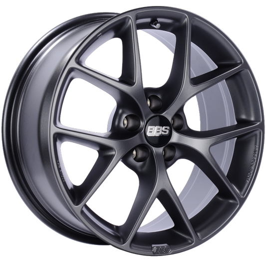 BBS SR 18x8 5x112 ET21 CB66.5 Satin Grey Wheel - Mammoth Racing -