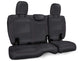 PRP 2018+ Jeep Wrangler Jlu/4 Door Rear Bench Cover w/ Cloth Interior - Black w/ Red Stitching - Mammoth Racing -