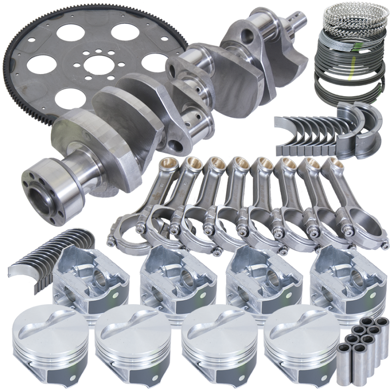 Eagle Chevrolet SBC 1pc Seal 383ci Balanced Rotating Assembly Kit w/168 Tooth Flexplate - Mammoth Racing -