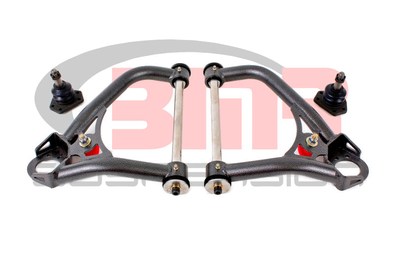 BMR 67-69 1st Gen F-Body Pro-Touring Upper A-Arms w/ Tall Ball Joint (Delrin) - Black Hammertone - My Store