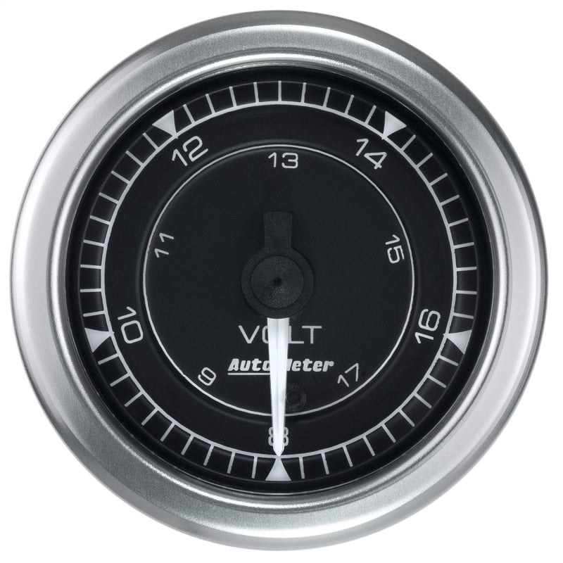 Autometer Chrono 2-1/16in 18V Voltmeter Gauge - My Store