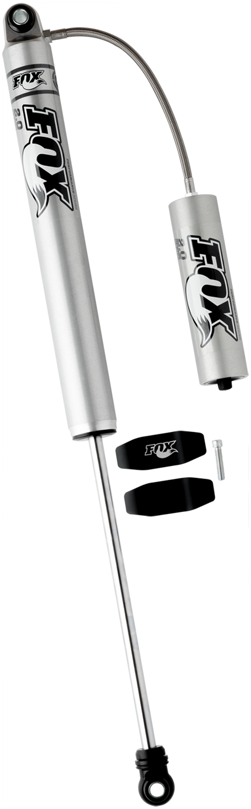 Fox 99+ Chevy HD 2.0 Performance Series 14.1in. Smooth Body Remote Res. Rear Shock / 7-10in. Lift - My Store