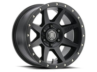 Icon Rebound 18x9 6x5.5 0mm Offset 5in BS 106.1mm Bore Satin Black Wheel - Mammoth Racing -