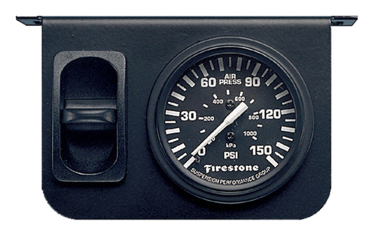 Firestone Air Adjustable Leveling Electric Control Panel w/Single Gauge 0-150psi (WR17602191) - Mammoth Racing -
