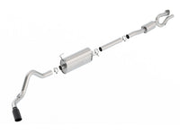 Borla S-Type Cat-Back 17-19 Ford F-250/350 Super Duty Side Exit Exhaust - Black Chrome Tip - My Store