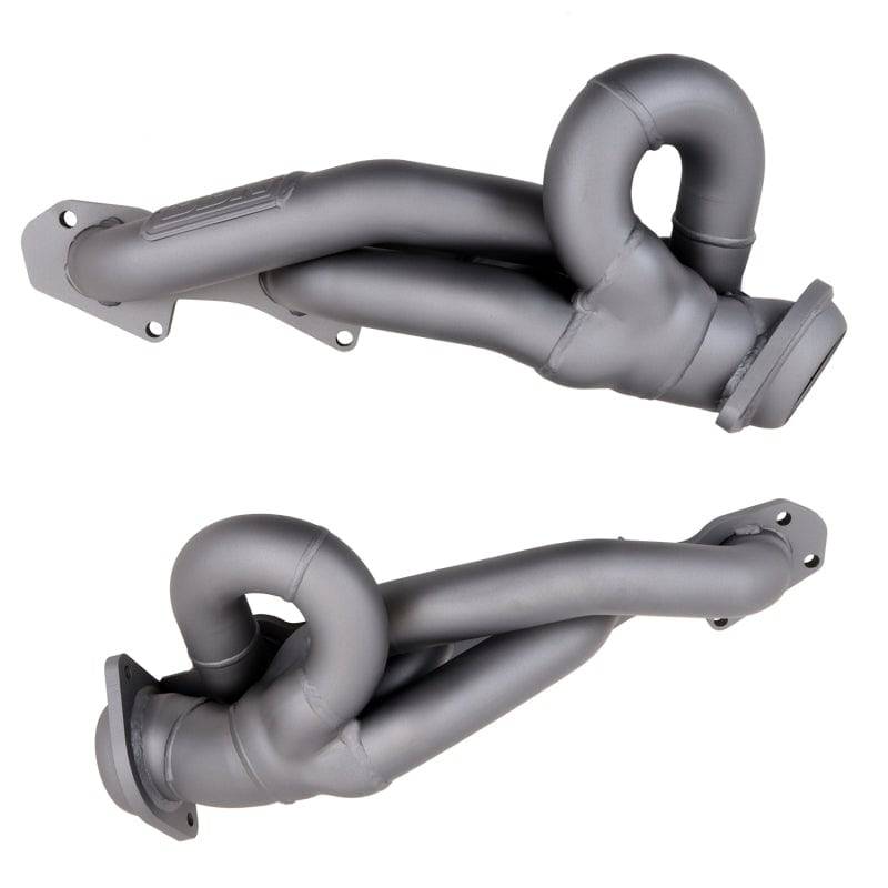 BBK 14-18 GM Truck 5.3/6.2 1 3/4in Shorty Tuned Length Headers - Titanium Ceramic - Mammoth Racing -