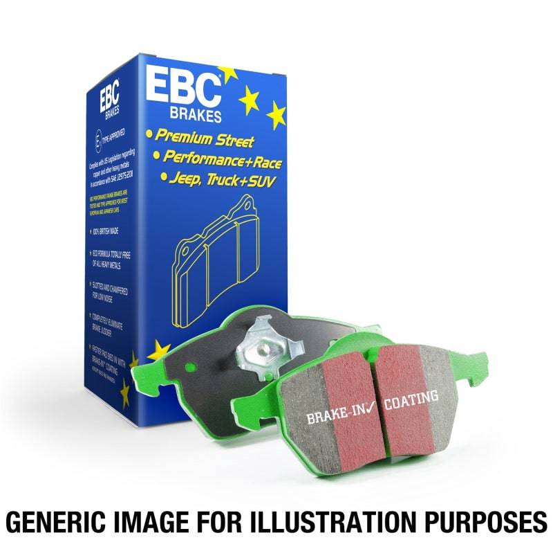 EBC 12+ Volkswagen CC 3.6 Greenstuff Front Brake Pads - My Store