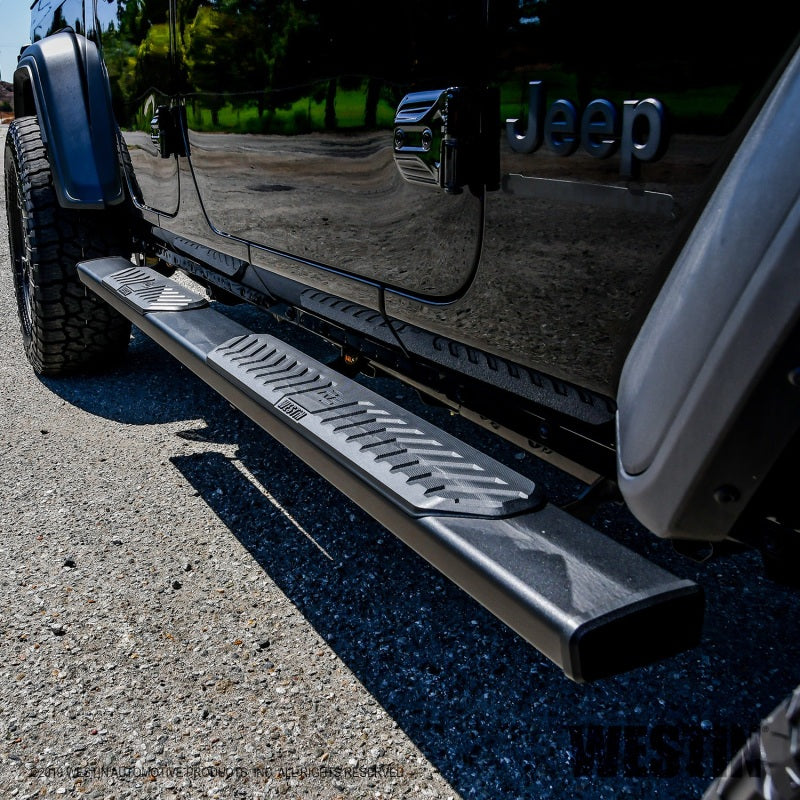 Westin 2020 Jeep Gladiator R5 Nerf Step Bars - Black - Mammoth Racing -
