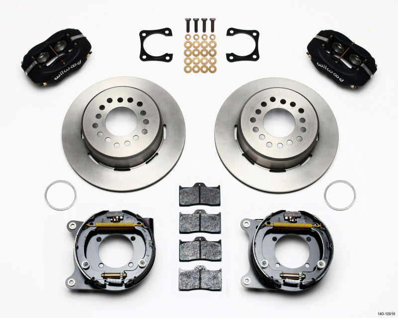 Wilwood Forged Dynalite P/S Park Brake Kit Chevy 12 Bolt-Spec 3.15in Brng Stggrd mt - Mammoth Racing -