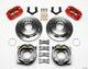 Wilwood Dynapro Low-Profile 11.00in P-Brake Kit - Red Mopar/Dana 2.50in Off w/Snap Ring Brng - Mammoth Racing -