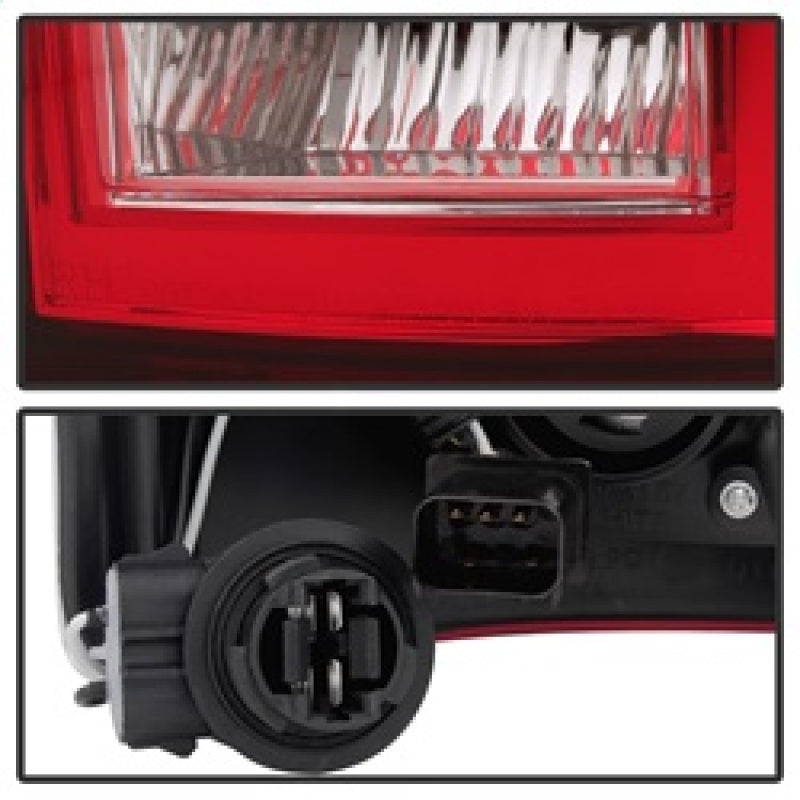 Xtune Dodge Ram 02-06 1500 / Ram 2500/3500 03-06 LED Tail Light Red Clear ALT-JH-DR02-LED-RC - Mammoth Racing -
