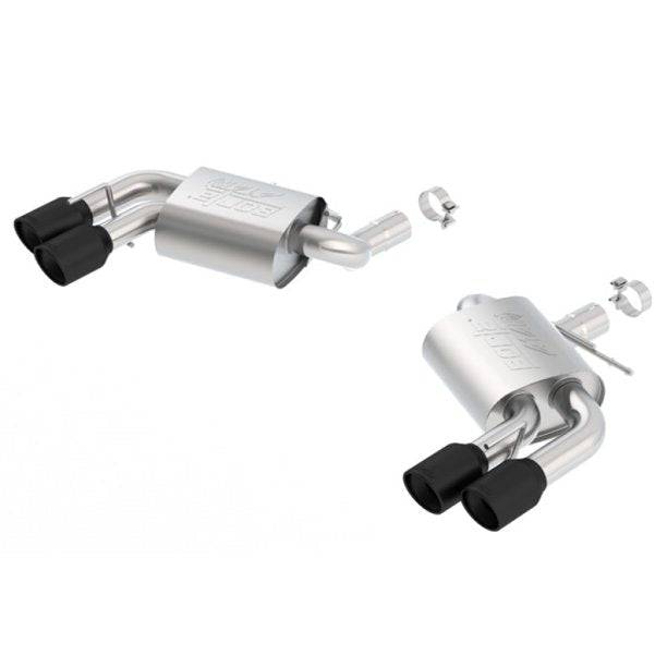 Borla 16-18 Chevy Camaro V8 SS AT/MT ATAK Rear Section Exhaust w/o Dual Mode Valves Ceramic Black - Mammoth Racing -