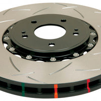 DBA 15+ Ford Mustang 2.3L/5.0L Rear Slotted 5000 Series 2 Piece Rotor w/ Black Hat - Mammoth Racing -
