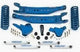 Fabtech 05-07 Ford F250/350 4WD 6in/8in 4 Link System - Component Box 2 - Black - Mammoth Racing -
