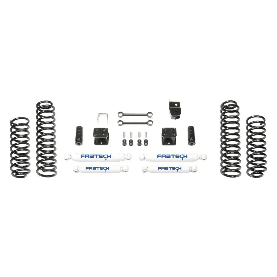 Fabtech 07-18 Jeep JK 4WD 3in Trail System - Standard Box Kit - Mammoth Racing -