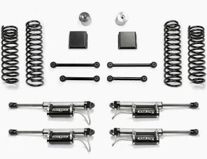 Fabtech 20-22 Jeep JL 4WD 4 Dr Diesel and 392 5in Trail w/ Dlss Resi Shks - Mammoth Racing -